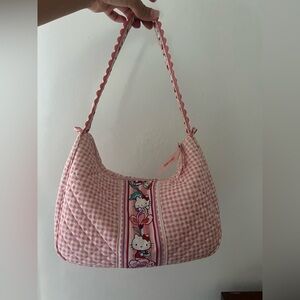 Vera Bradley Pink Gingham Shoulder Bag